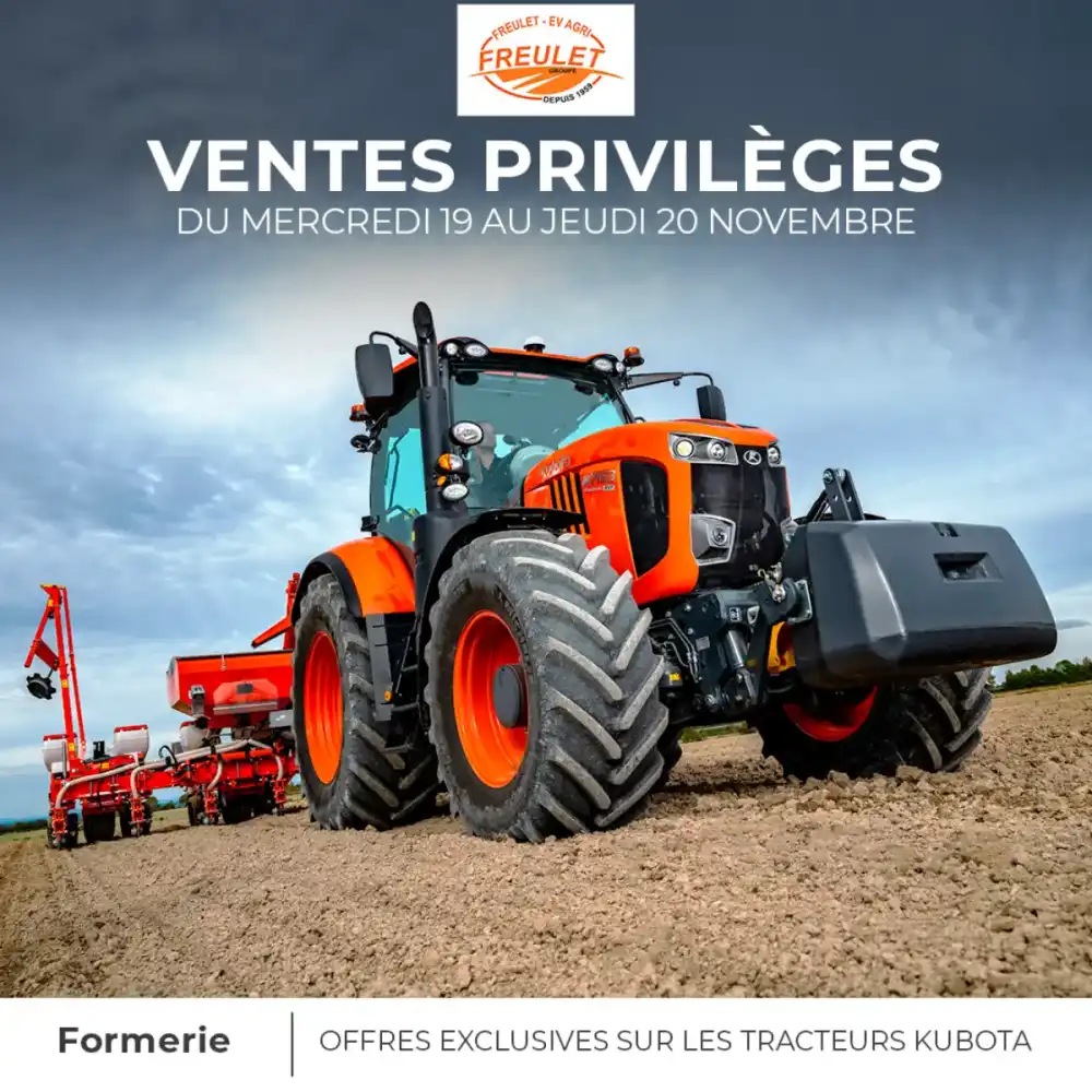 Campagne acquisition leads Kubota agricole - Génération RDV tracteurs et motoculture professionnels