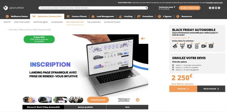 Le nouveau site web Upyourbizz.fr joue la transparence - Article marketing commercial UpYourBizz