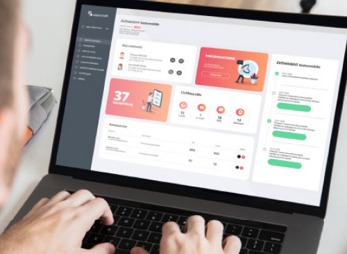 Dashboard de gestion de projets UpYourSoft